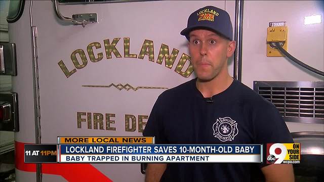 Lockland firefighter saves 10-month-old from apartment fire