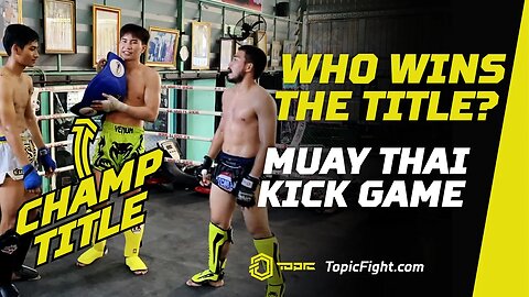 Improve Your Timing With This Game | Muay Thai Kick Game | Part 3
