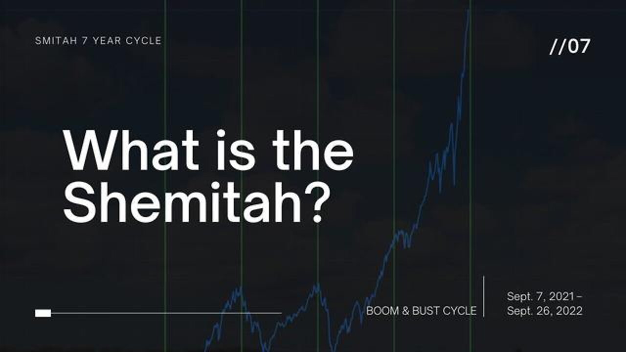 The Shemitah 7 Year Cycle Stock Market Crash Reset - What Is The Shmita