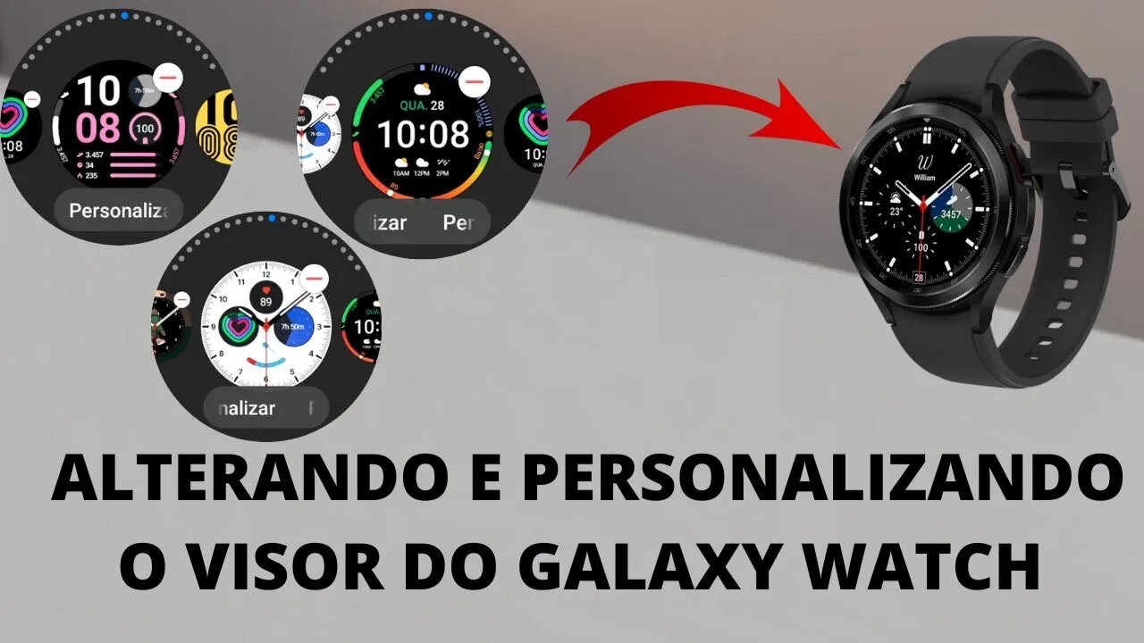 Passo a passo de como alterar o mostrador (visor) do Galaxy Watch