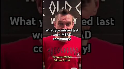 What you missed last week MEAD Community! #mead #alcohol #homebrew #homemadedrink #drink #honey