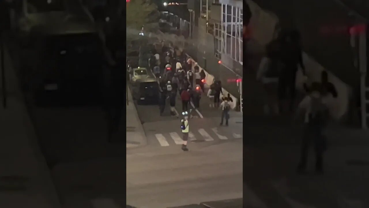 Roller Bladers take over NYC.