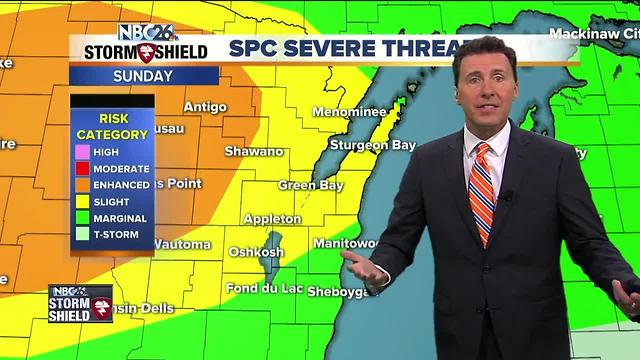 Michael Fish's NBC26 Storm Shield Forecast