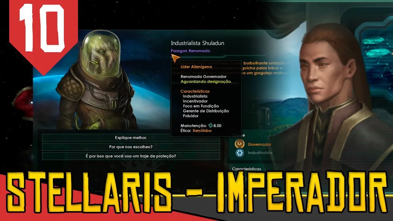 GUERRA CIVIL DISRUPTORA - Stellaris Galactic Paragons #10 [Gameplay PT-BR]