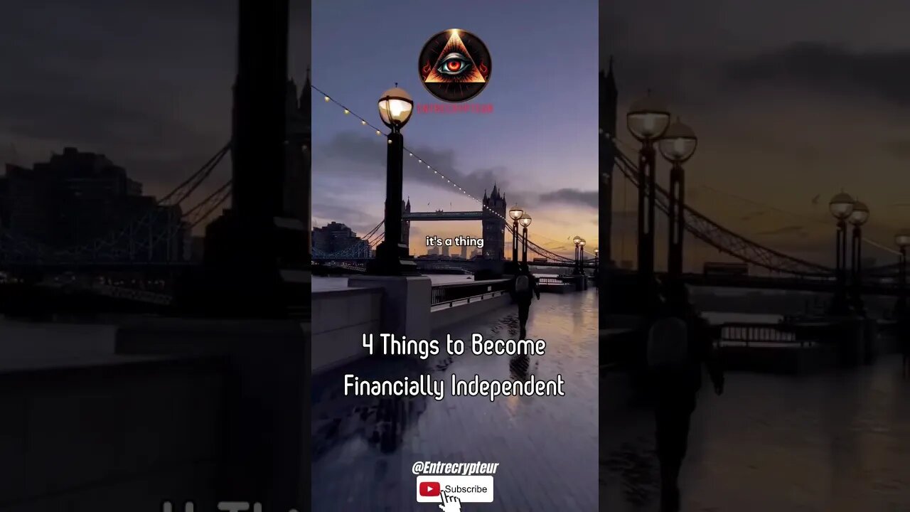 4 Things to Become Financially Independent #RiseAndGrind #HustleHard #StayMotivated