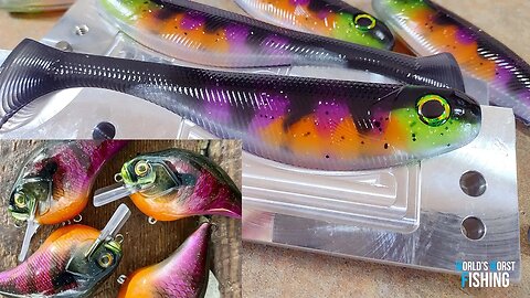 Custom Crankbait Pattern Hand-Pouring Match: The ULTIMATE Soft Plastic Challenge