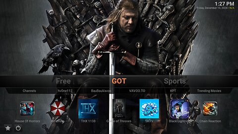 Game of Thrones Kodi Build