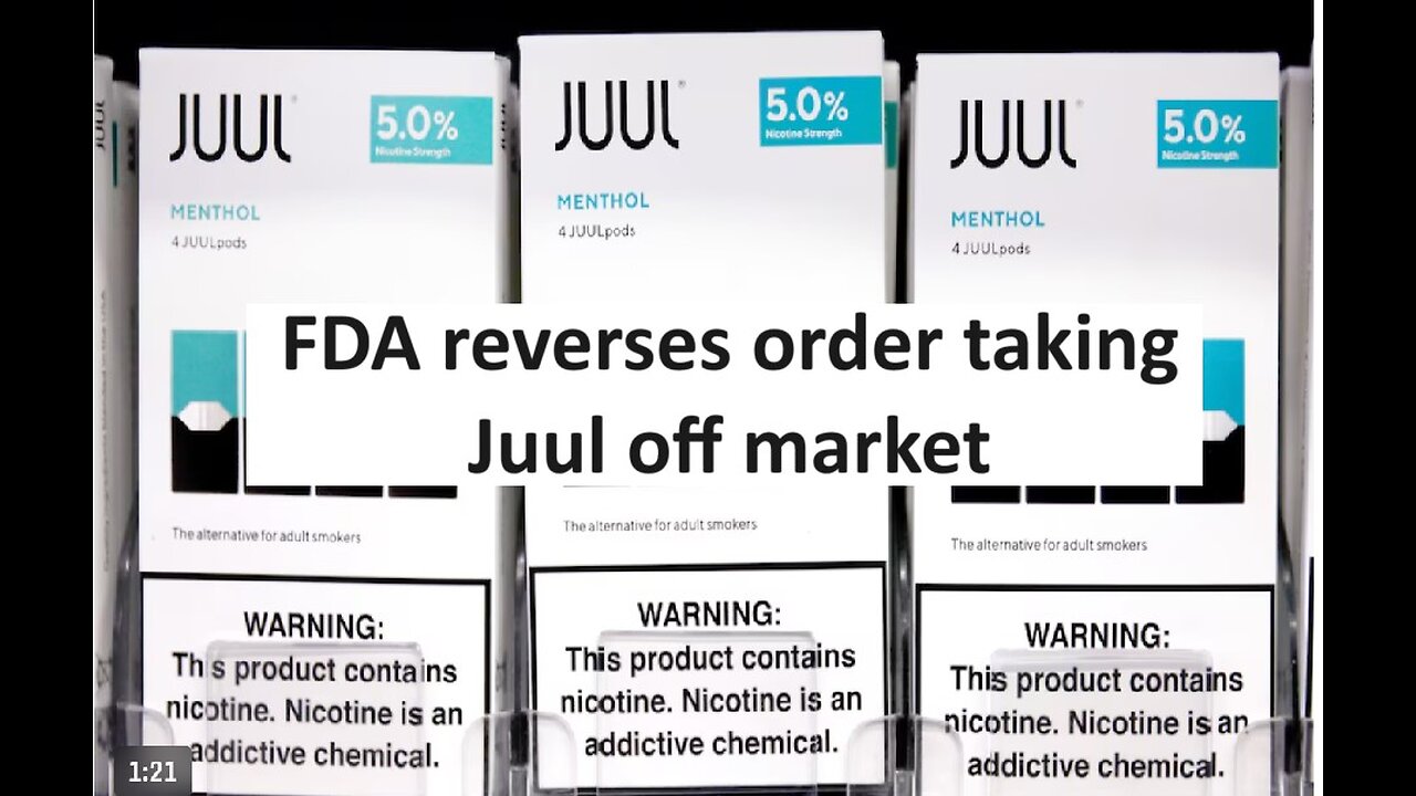 FDA lifts ban on Juul vaping