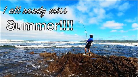 JUST LIKE THAT SUMMER IS GONE AND THE BATTLE TO FIND FISH HAS BEGUN! FIRST GALJOEN SESSION WENT....