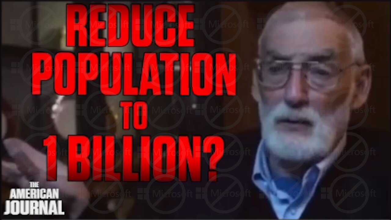 Club Of Rome Announces Intention To Decrease World Population To One Billion