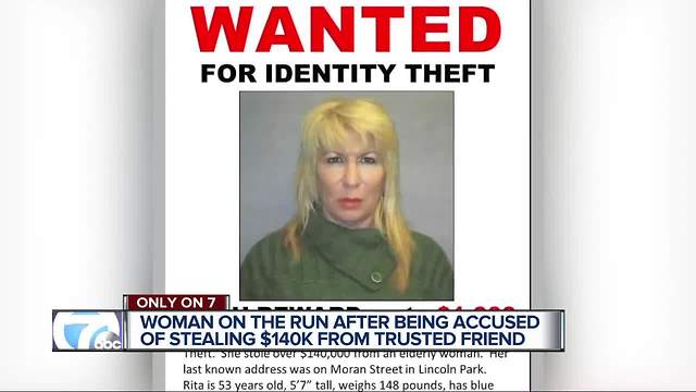 Metro Detroit woman wanted for identity theft, stealing from the older woman