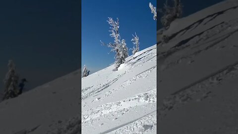 Earning turns at Mt Bachelor #splitboarding #splitboard #snow #snowboarding