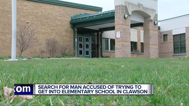 Stranger danger: Man tried to get into elementary school in Clawson