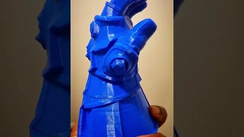 Thanos Infinity Gauntlet 3D Print Golden Finish #shorts #thanos #3dprinting