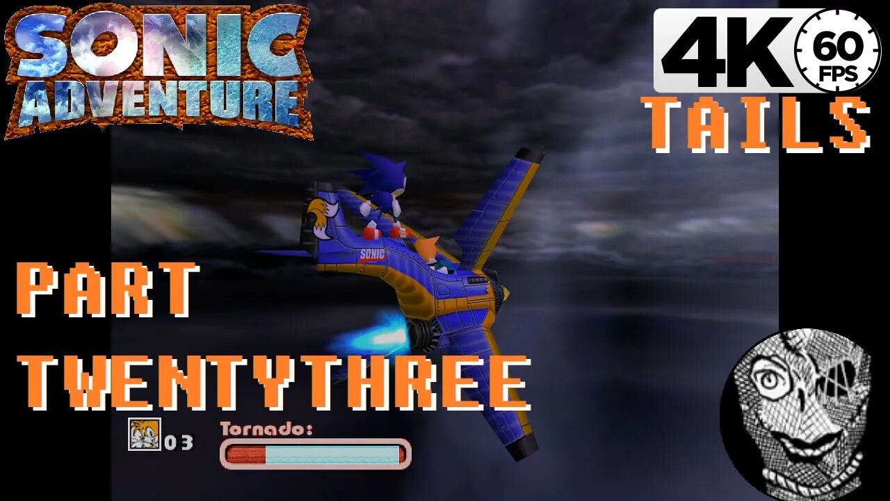 (PART 23) Sonic Adventure 4k [Sky Chase ACT 2] TAILS