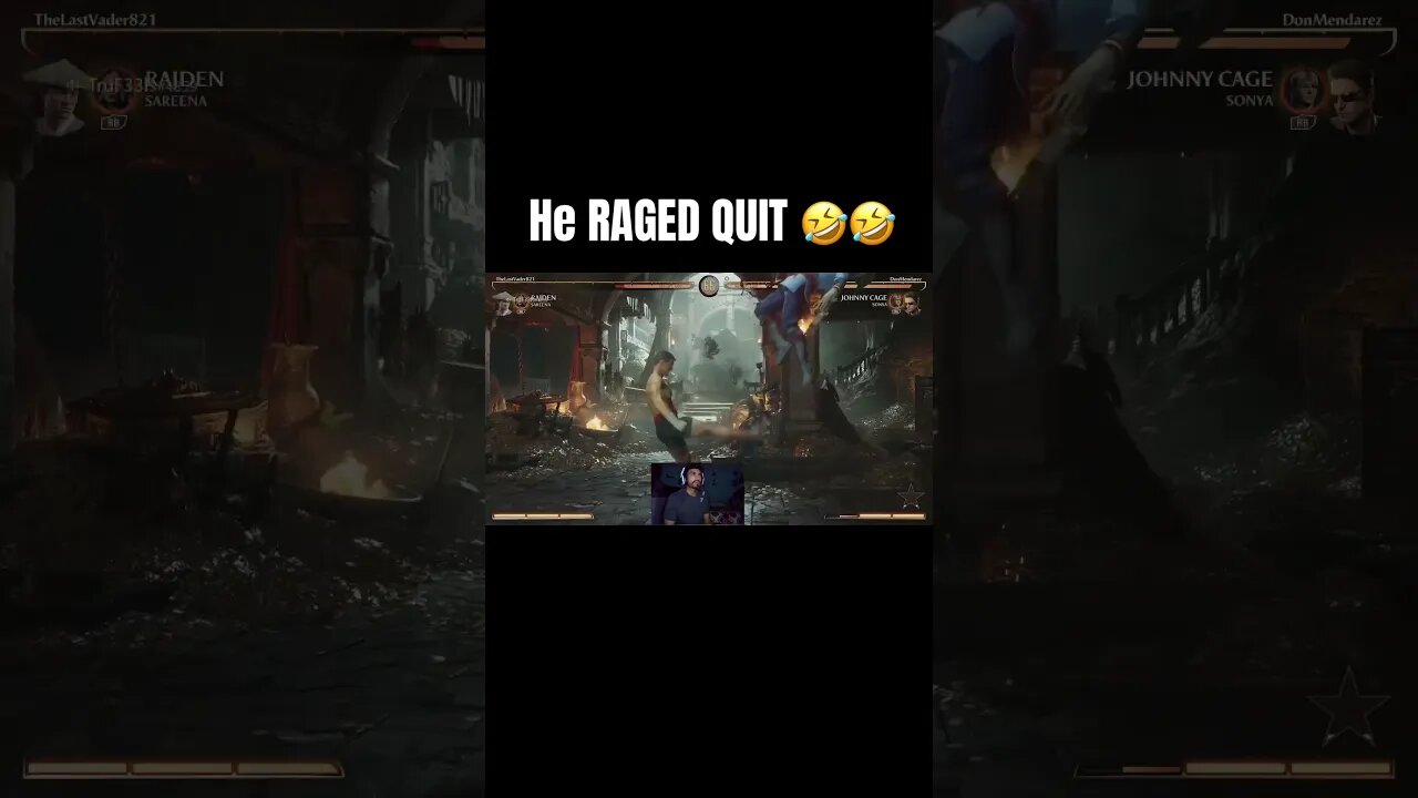 I made him quit in mortal kombat 1 with Johnny change ðŸ˜ðŸ˜