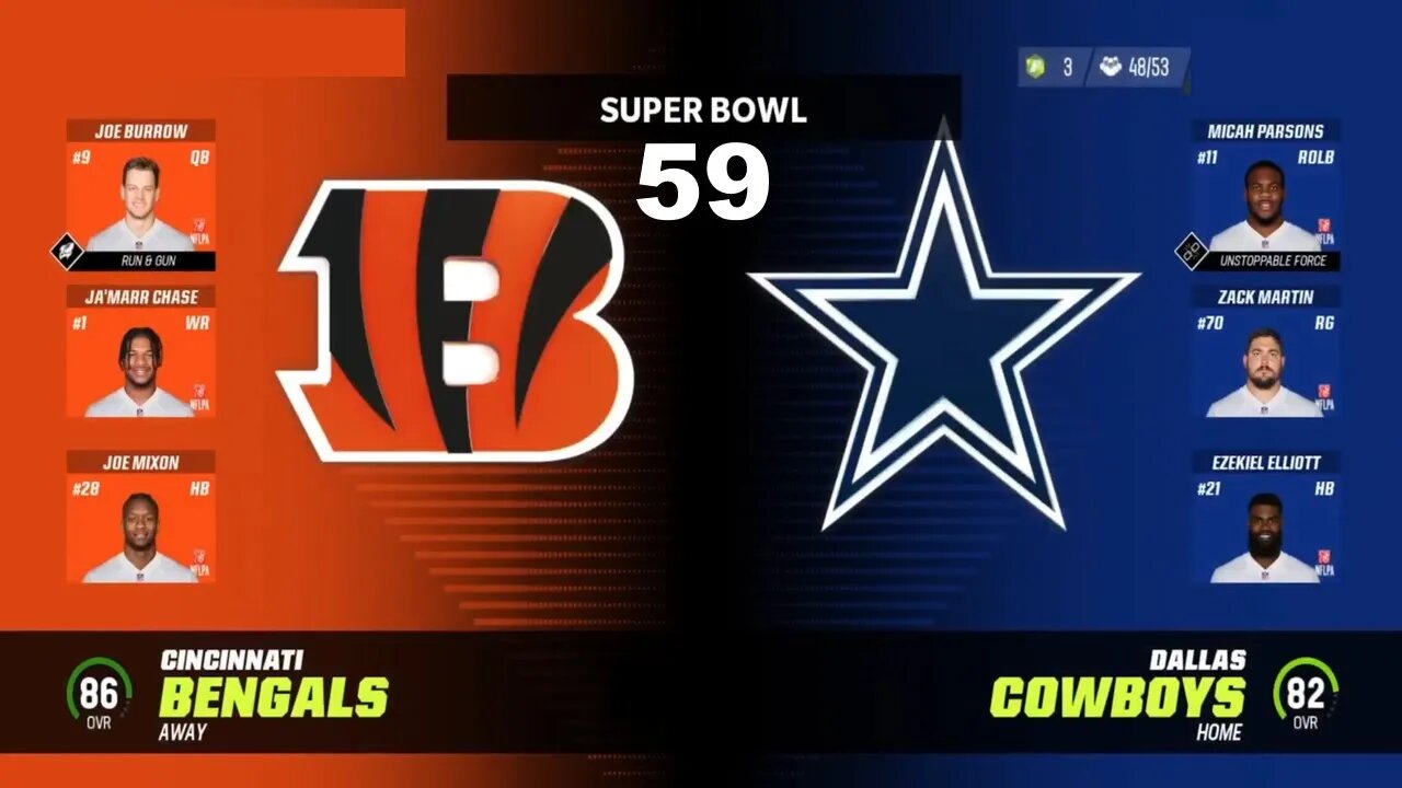 Madden 23 Super Bowl 59 Bengals Vs Cowboys