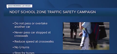 NDOT school zone traffic safety campaign