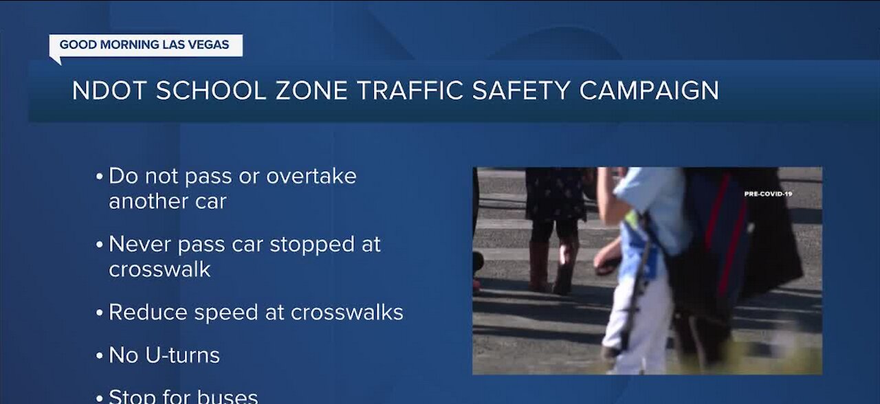 NDOT school zone traffic safety campaign