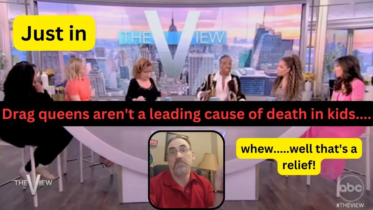 The View admits that drag queens don't normally cause death!