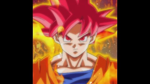 Goku Super Saiyan GOD Transformation