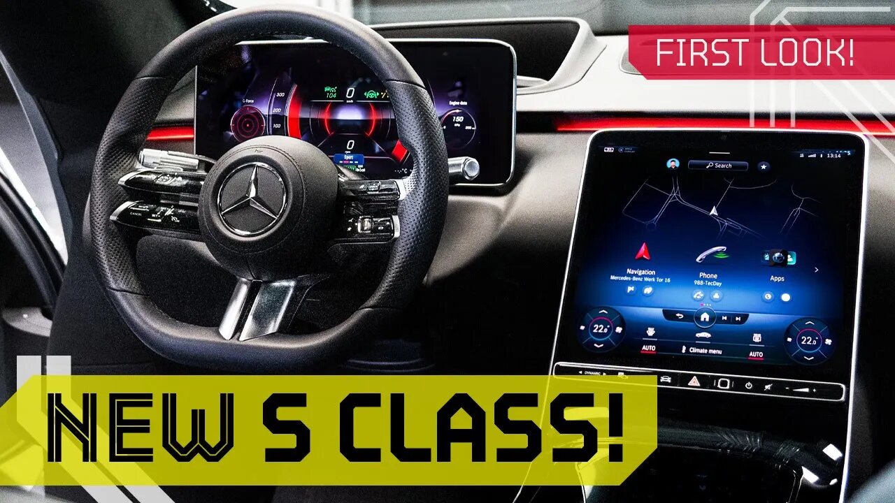 New 2021 S-CLASS INTERIOR! Future of Mercedes Luxury Technology!