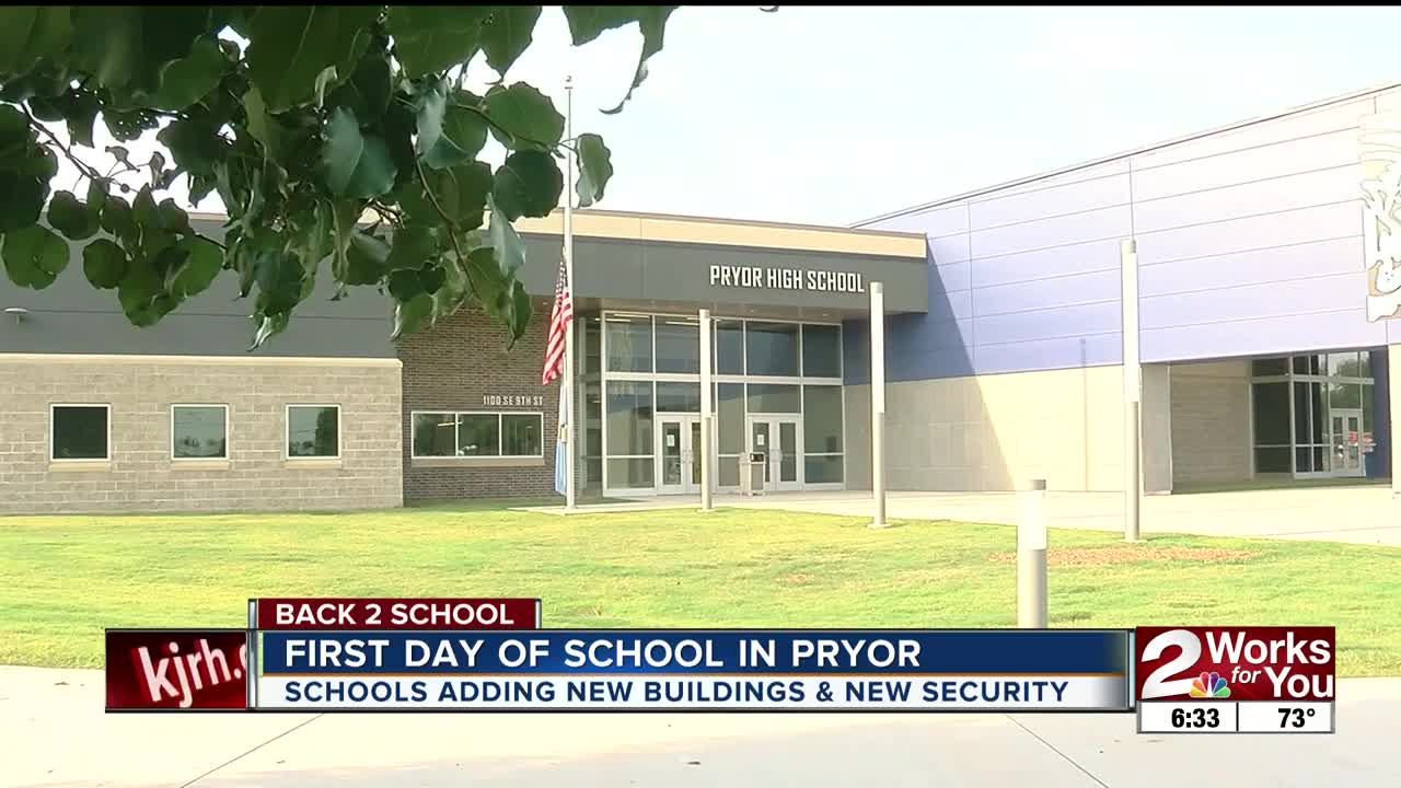 First day of school in pryor