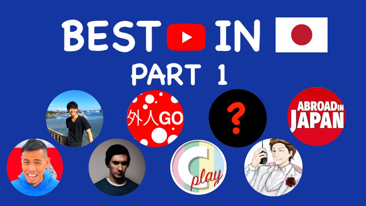 Who are the best content creators in Japan? (Part 1)