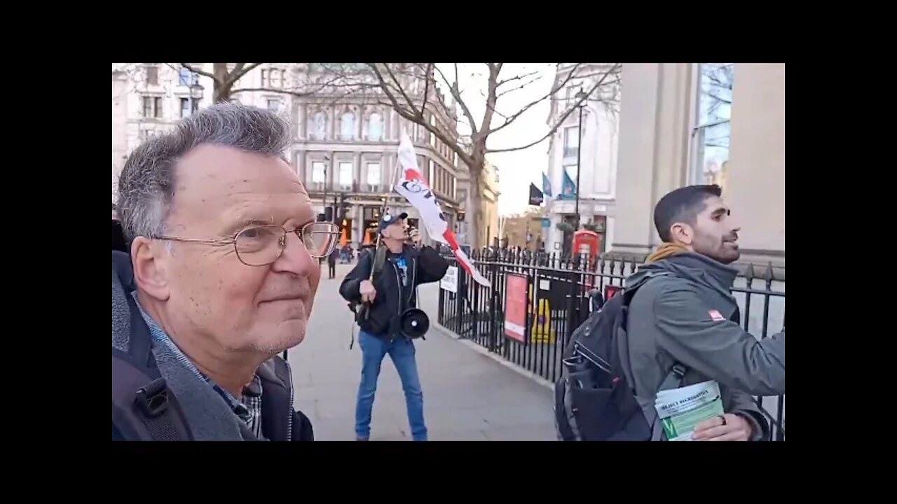 Protest outside Canada House (Day 1) - In support of the Freedom Convoy