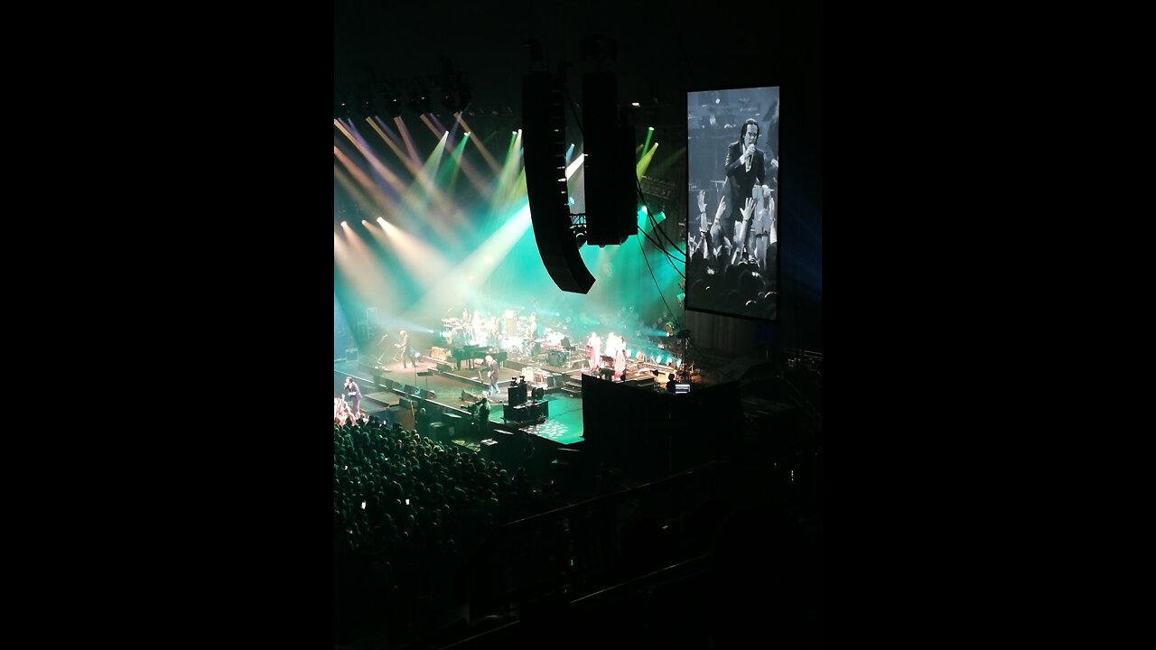 Nick Cave's concert in Poland, Gliwice. Openning song.