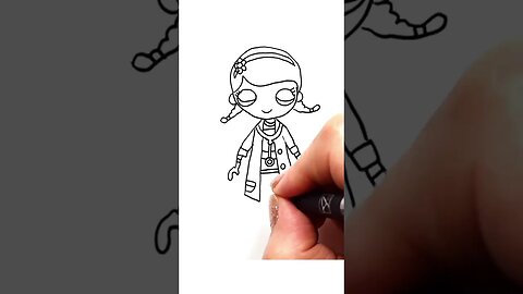 How to draw and paint Doc McStuffins