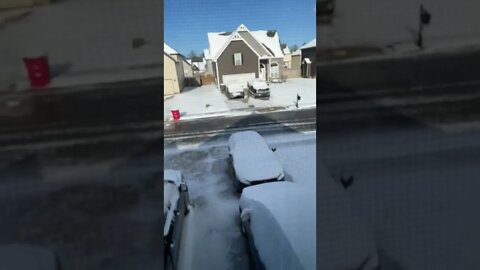 Snow in central Tennessee￼