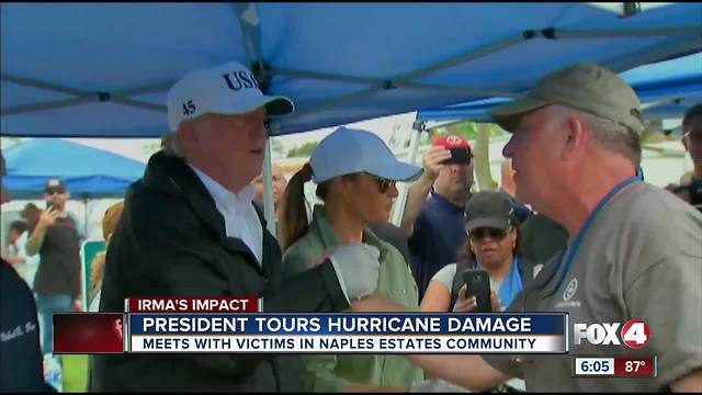 President Trump vows to support Southwest Florida in hurricane recovery efforts