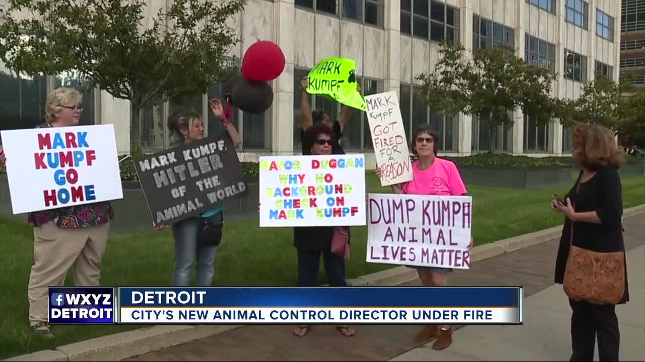 Detroit's new animal control director under fire