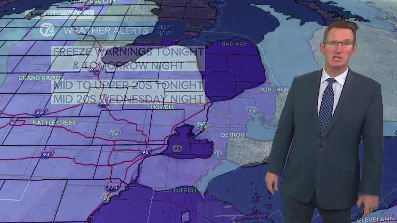 Snow ends and cold hangs on