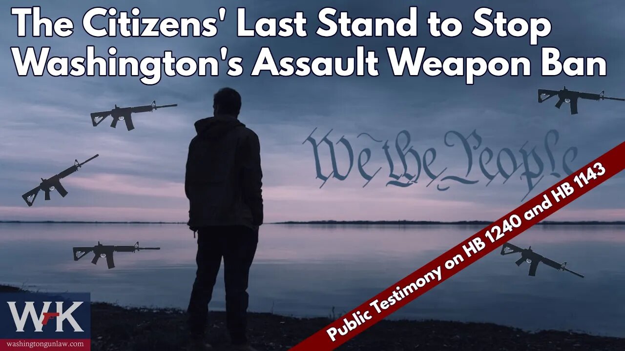 The Citizens' Last Stand to Stop Washington's Assault Weapon Ban