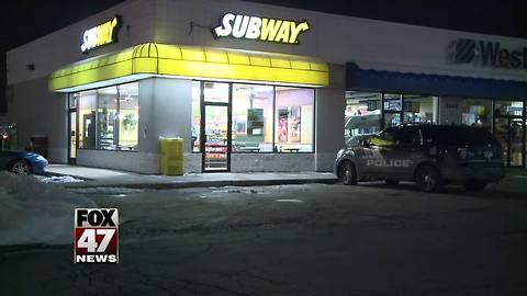 Police looking for suspect in Subway armed robbery