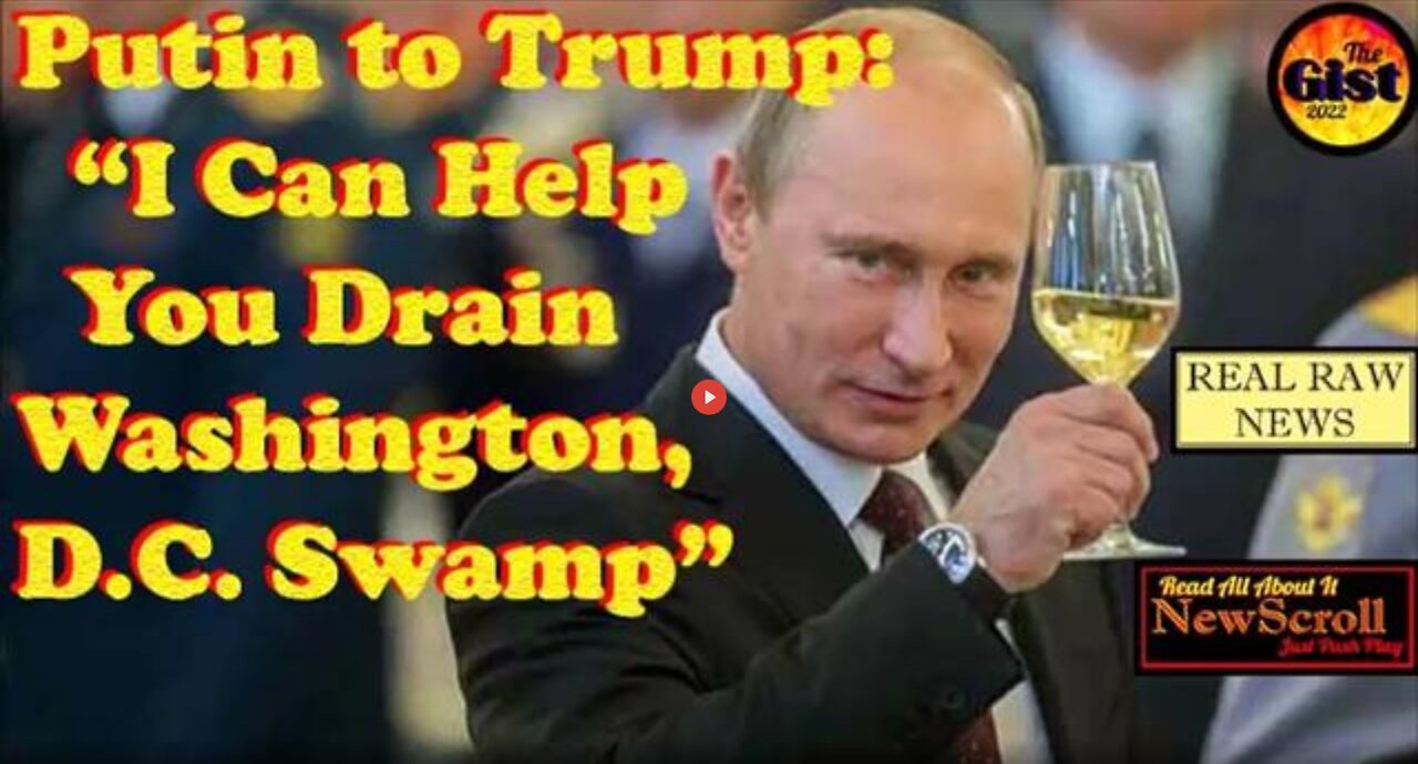 Putin To Trump - I Can Help You Drain Washington D.C. Swamp