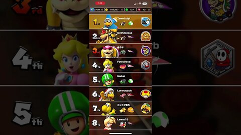 Mario Kart Tour - Fire Rosalina Cup Coins Aplenty Gameplay