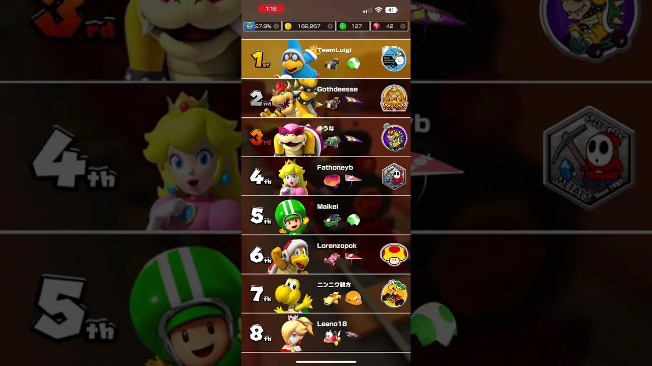 Mario Kart Tour - Fire Rosalina Cup Coins Aplenty Gameplay