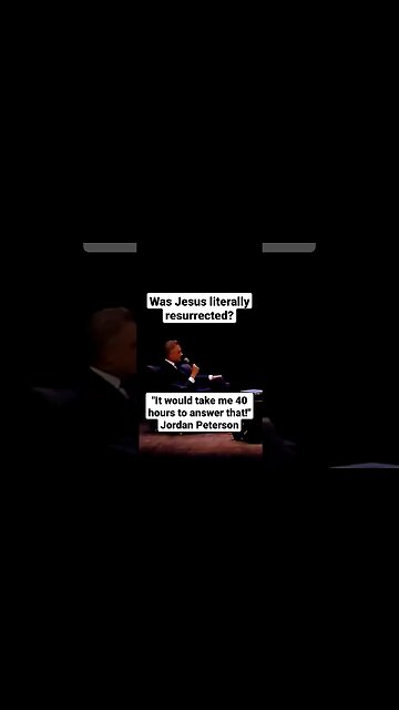 Was JESUS literally resurrected? #jordanpeterson #samharris #god #jesus #christ #atheism #atheist