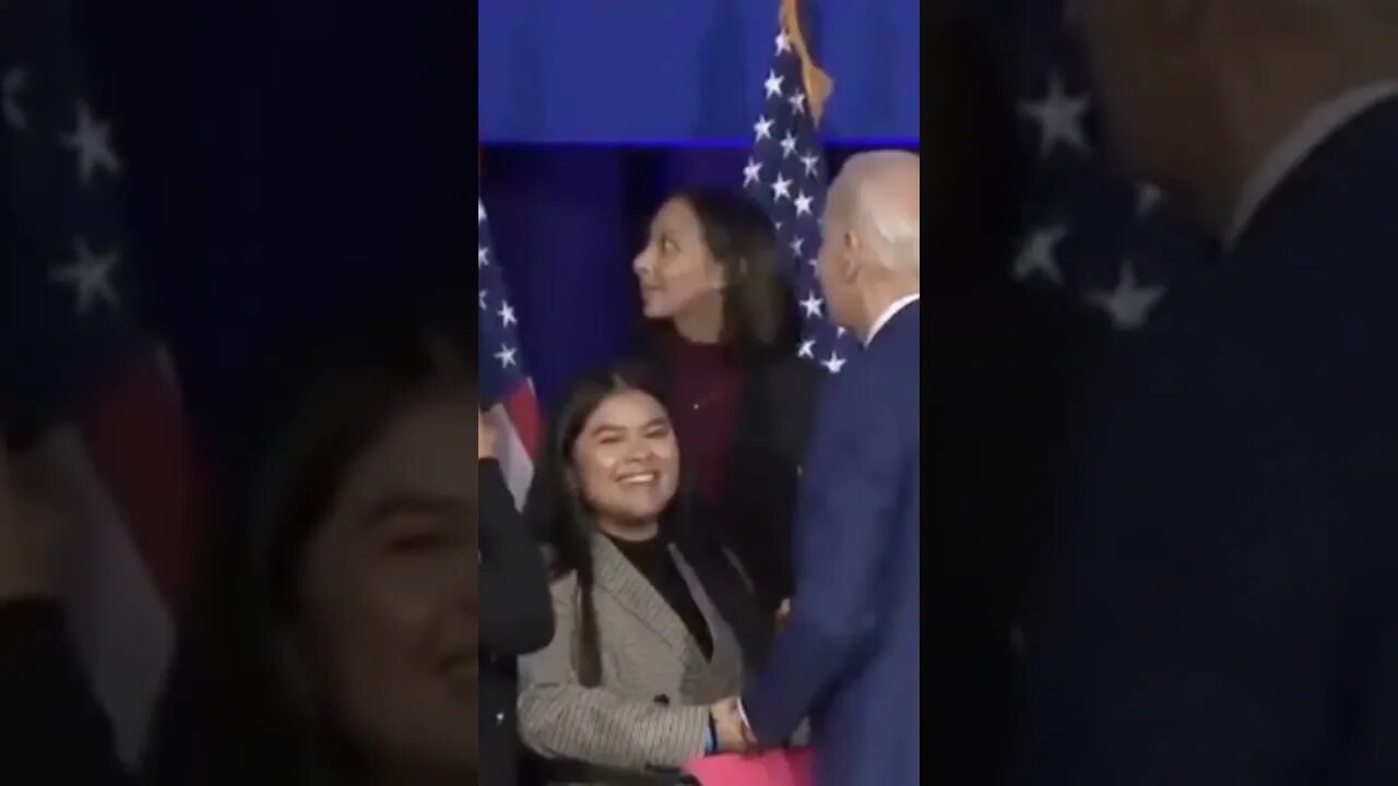 President sundown Biden can’t keep his hands off young girls #ultramaga #trump2024 #biden #fjb