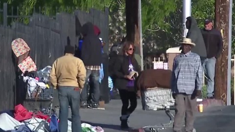 Homeless worried about police presence in Corridor of Hope