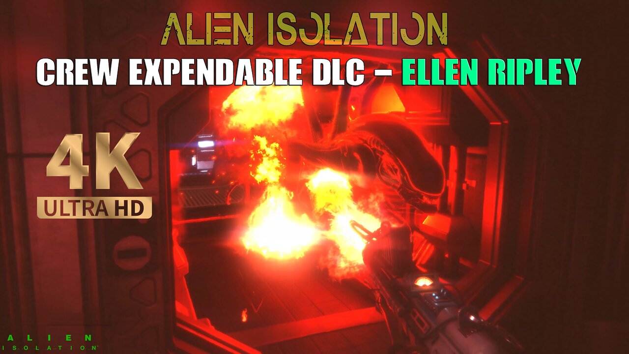 Alien Isolation: Crew Expendable Walkthrough (RIPLEY) - (#AlienIsolation) In 2022 @ 4K | AVPUNKNOWN