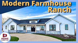 Modern Farmhouse Custom Ranch Home Design