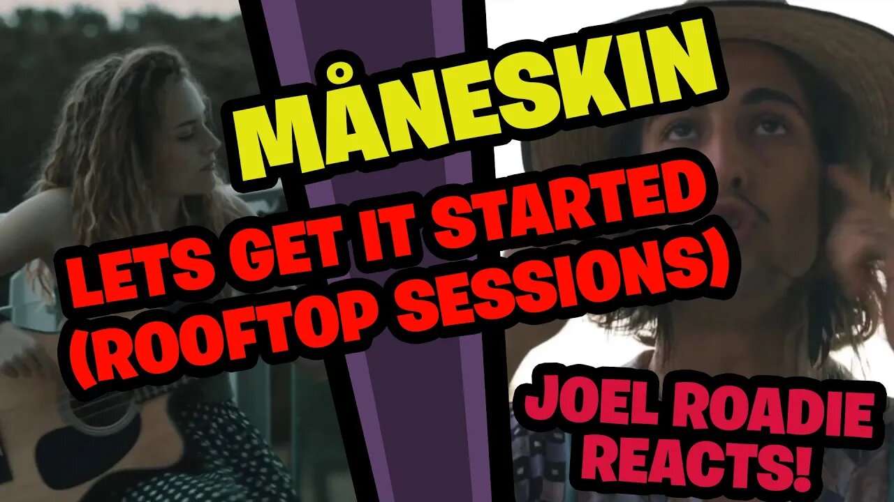 Måneskin - Let's Get It Started / Sul Serio - Rkomi - Roadie Reacts