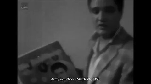 Elvis interview; March 24, 1958 Fort Chaffee, Arkansas