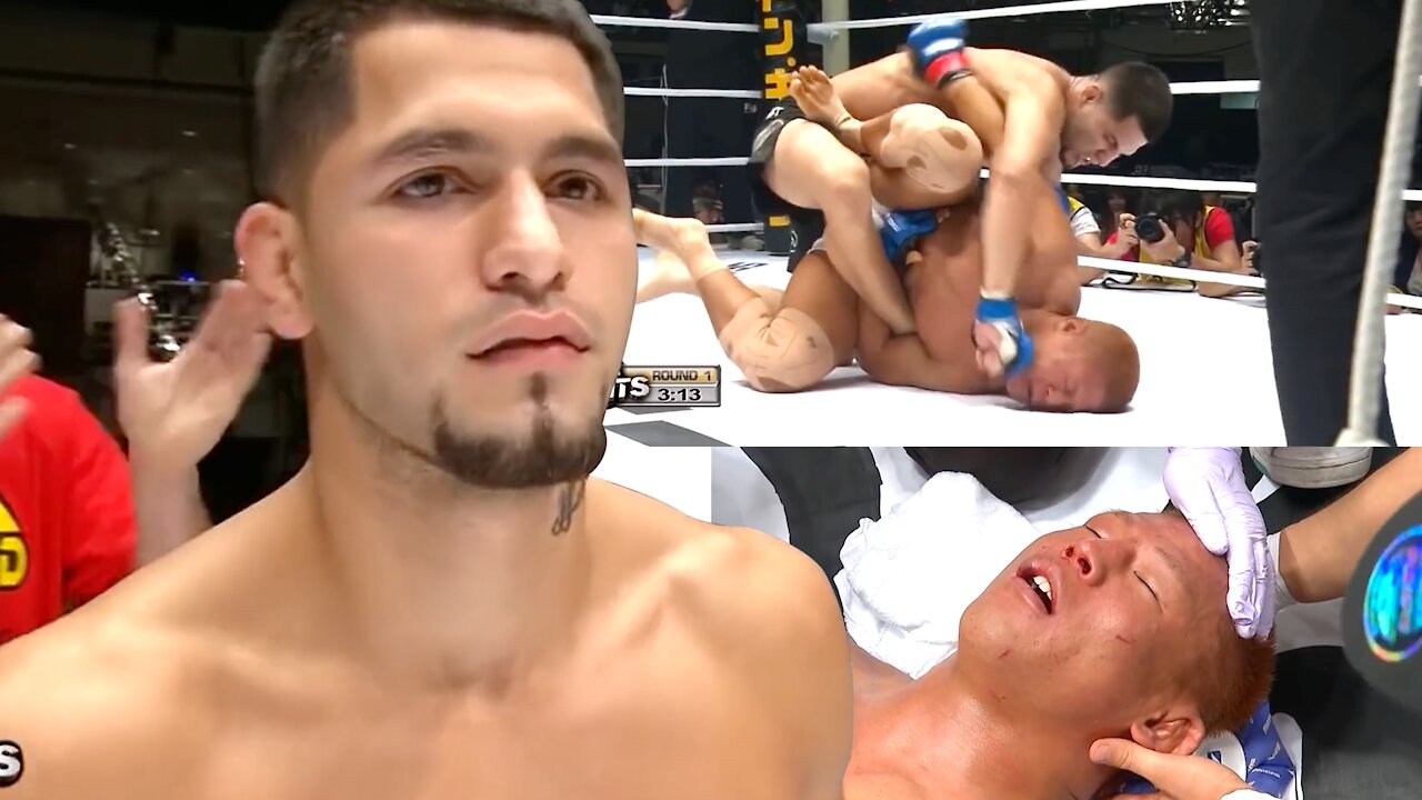 With A Broken Ankle, Jorge Masvidal Finishes Japanese Grappling Legend Satoru Kitaoka