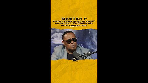 @masterp People think music is about talent but it’s really all about marketing