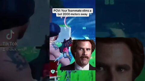 POV: Your Teammate elims a bot 2000 meters away… #fortnite #fortnitememes #gaming #nickeh30 #amp